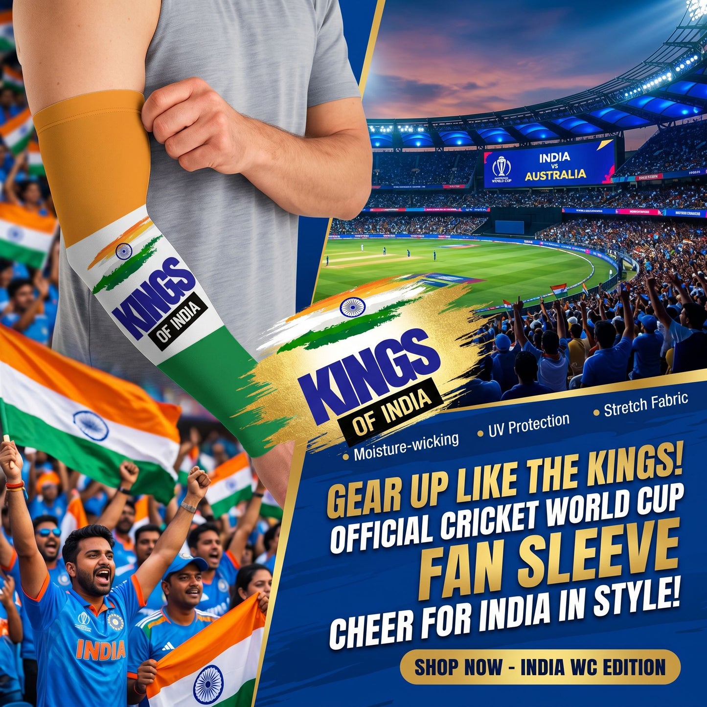World Cup India Arm Sleeves