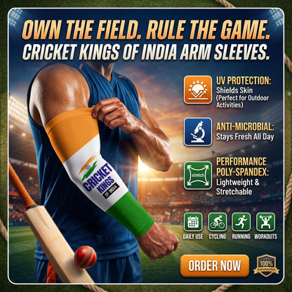 "Cricket Kings of India" Arm Sleeves (Pack of 2)