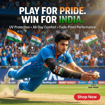 "Play for Pride Win for India" Sports Arm Sleeves (Pack of 2)