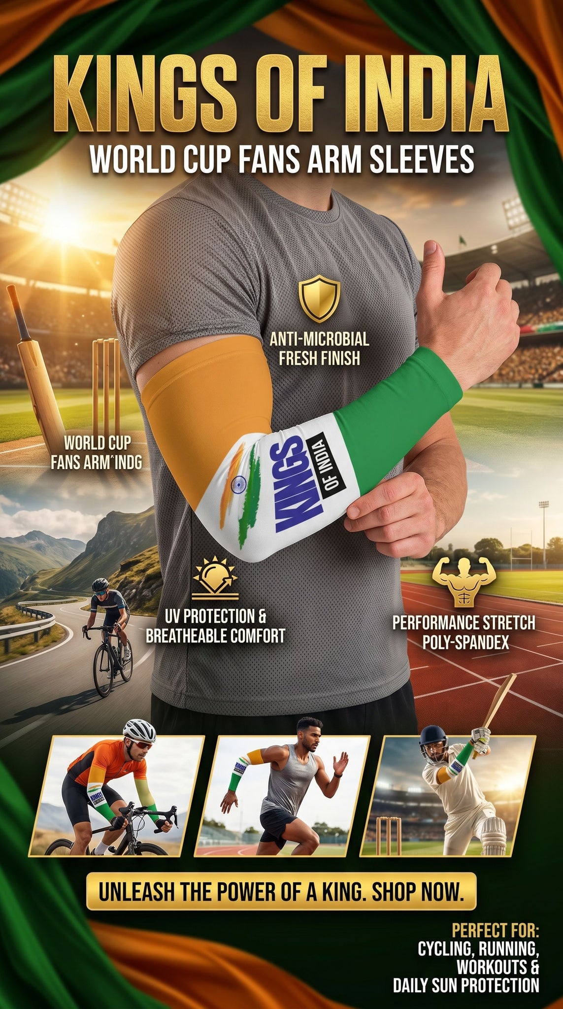 World Cup India Arm Sleeves
