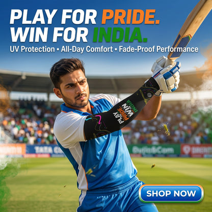 "Play for Pride Win for India" Sports Arm Sleeves (Pack of 2)