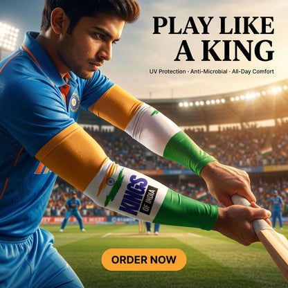 "Kings of India" Sports Arm Sleeves (Pack of 2)