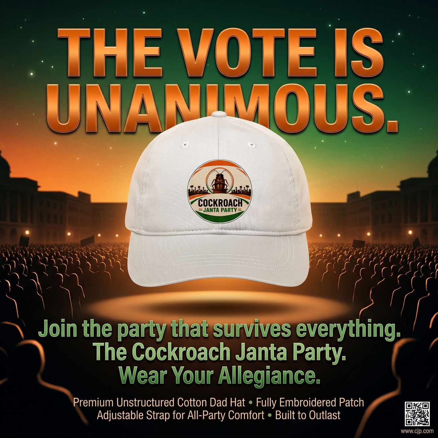 Cockroach Janta Party BaseBall Cap