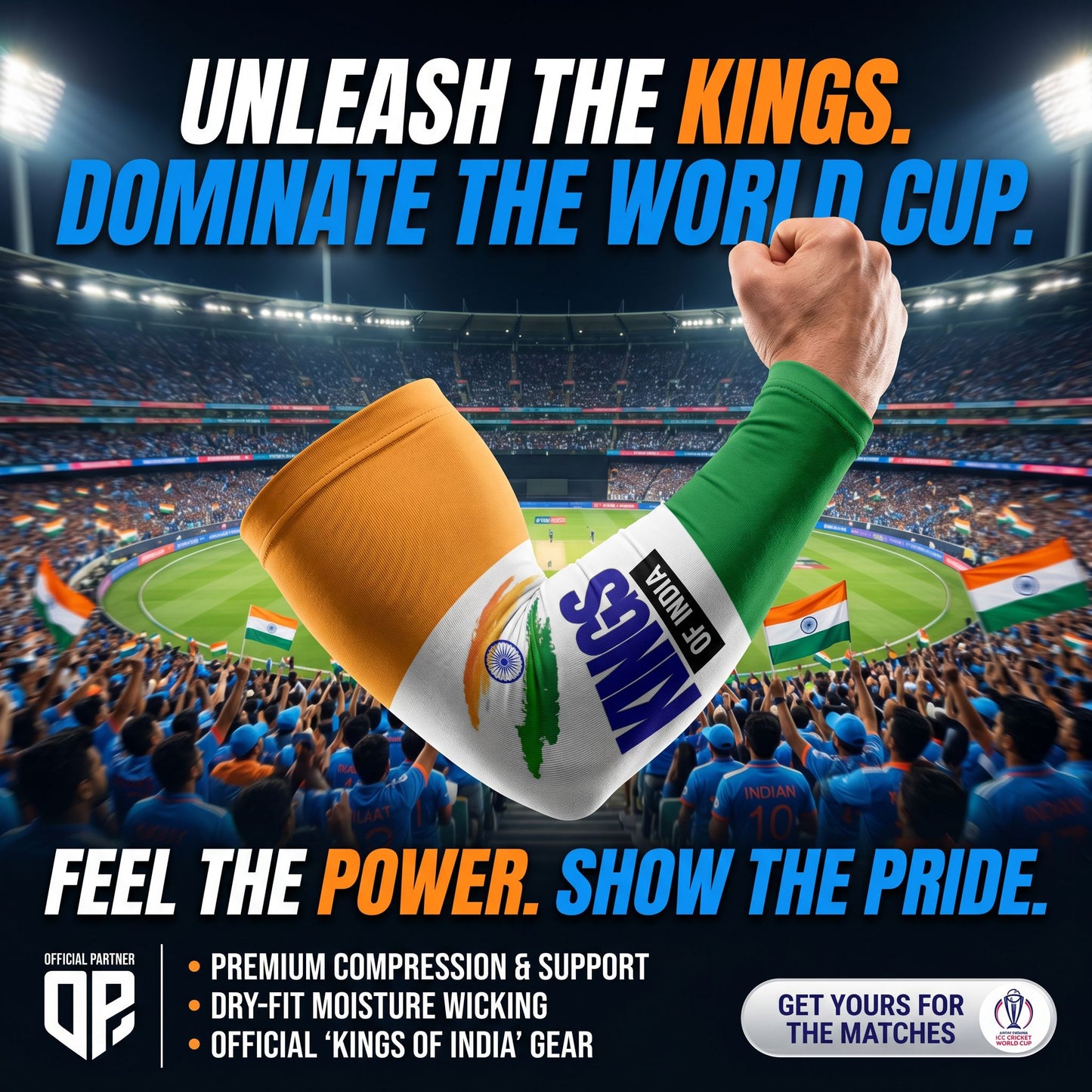 World Cup India Arm Sleeves