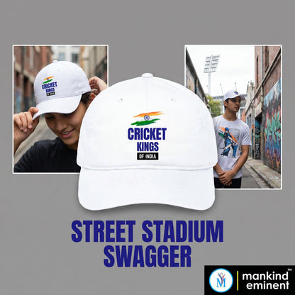 "Cricket Kings of India" Cricket Motivation BaseBall Cap