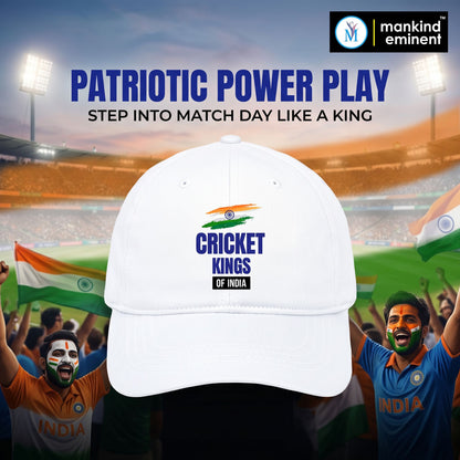 "Cricket Kings of India" Cricket Motivation BaseBall Cap