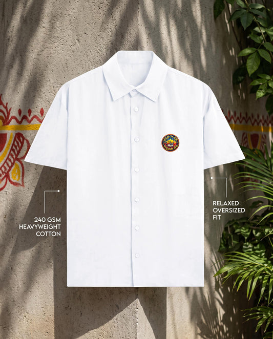 ಕನ್ನಡವೇ ಸತ್ಯ ಕನ್ನಡವೇ ನಿತ್ಯ (Kannadave Sathya Kannadave Nithya) Unisex Oversized Shirt